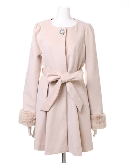 INGNI(イング) 3WAY仕様ドーリー/コート ウスベージュ