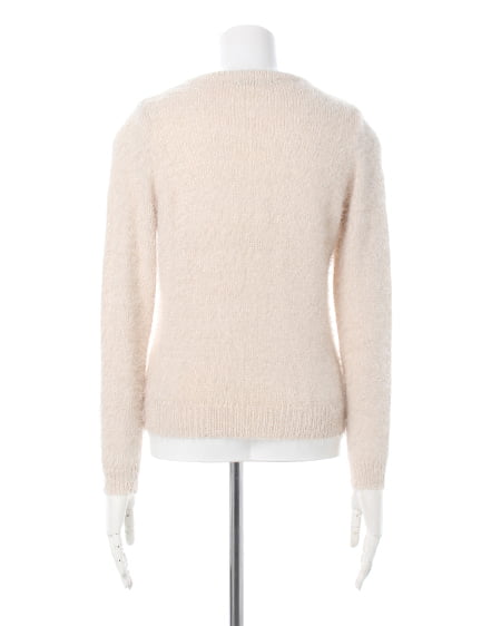 INGNI（イング） フェザー装飾付き／ニット長袖 ｱｲﾎﾞﾘｰ