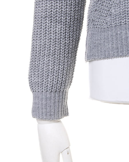 INGNI（イング） 装飾衿付／ニットB ｸﾞﾚｰ