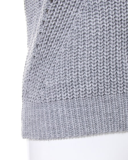 INGNI（イング） 装飾衿付／ニットB ｸﾞﾚｰ