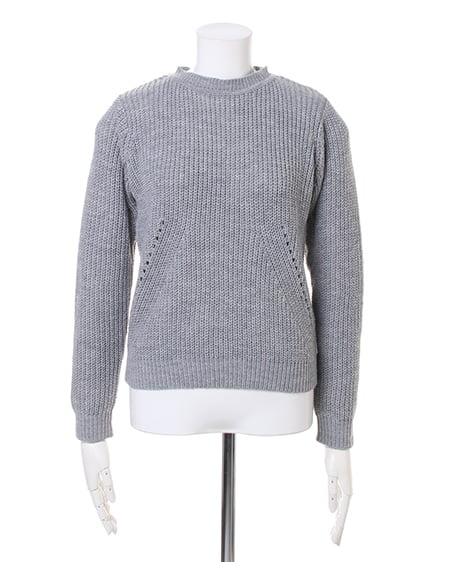 INGNI（イング） 装飾衿付／ニットB ｸﾞﾚｰ