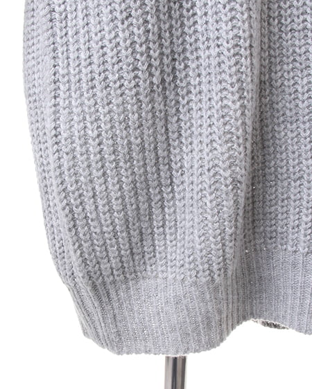 INGNI（イング） オフタートル／ニットワンピースA ｸﾞﾚｰ