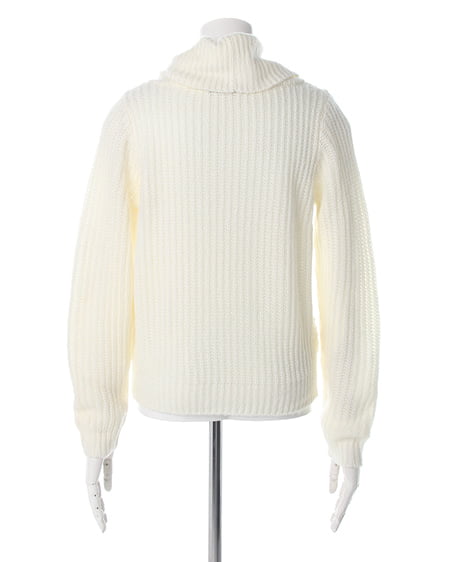 INGNI（イング） レースオフタートル／ニット ｵﾌﾎﾜｲﾄ