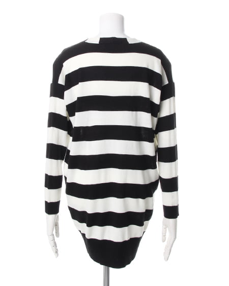 INGNI(イング) 12Gボーダー/ワンピース オフホワイト/クロ