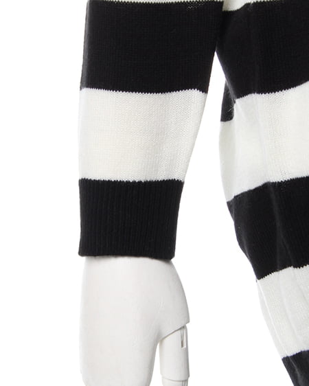 INGNI(イング) 12Gボーダー/ワンピース オフホワイト/クロ