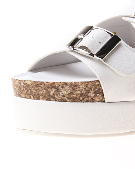 INGNI（イング） ベルテッド／サンダル ｵﾌﾎﾜｲﾄ