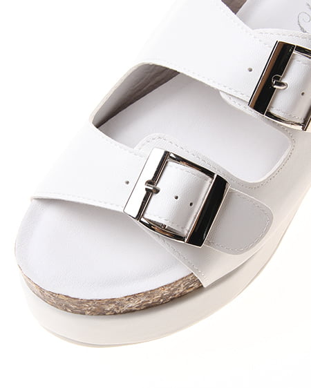 INGNI（イング） ベルテッド／サンダル ｵﾌﾎﾜｲﾄ