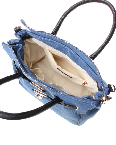 INGNI（イング） バイカラーKEYモチーフ2WAY／BAG ﾃﾞﾆﾑ/A