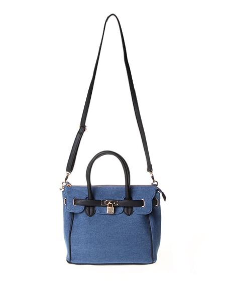 INGNI（イング） バイカラーKEYモチーフ2WAY／BAG ﾃﾞﾆﾑ/A