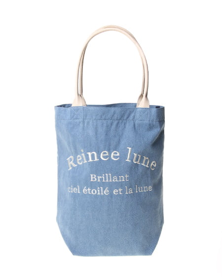 INGNI（イング） ロゴ刺繍トート／BAG　B ﾃﾞﾆﾑ