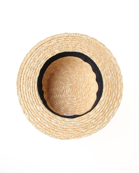 INGNI(イング) ブレードカンカン帽 ナチュラル/クロ