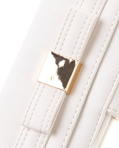 INGNI（イング） リボンベルトiPhoneケース ｵﾌﾎﾜｲﾄ