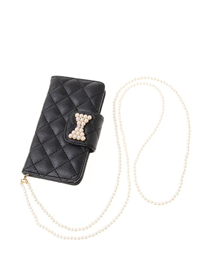 INGNI(イング) キルトiPhoneケース ｸﾛ