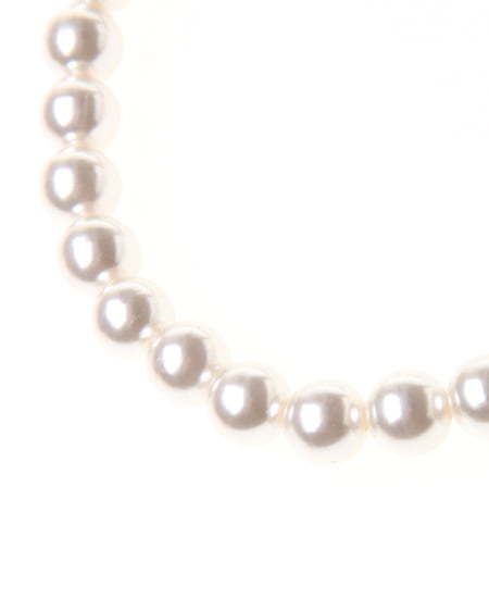 INGNI（イング） BACKリボンパール／ネックレスB ｸﾛ