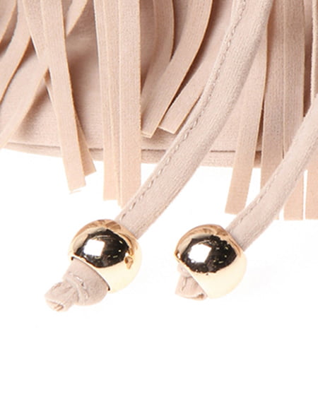 INGNI（イング） フリンジ巾着ショルダー／BAG ﾍﾞｰｼﾞｭ