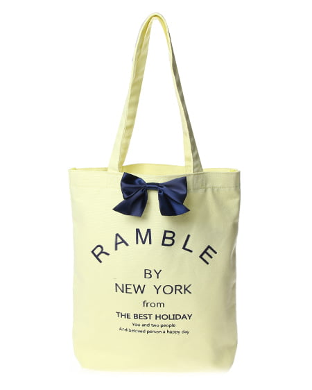 INGNI(イング) リボン付トート／BAG ｲｴﾛｰ