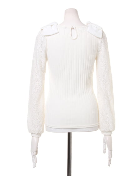 【確認用】【新品】トップス・袖レース・肩リボン（イング・INGNI） 肩リボン袖レース／TOPS｜INGNI(イング) 公式通販｜INGNI STORE
