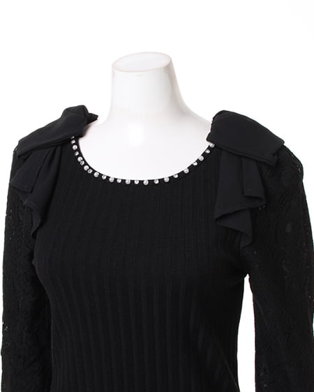【確認用】【新品】トップス・袖レース・肩リボン（イング・INGNI） 肩リボン袖レース／TOPS｜INGNI(イング) 公式通販｜INGNI STORE