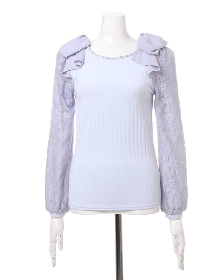 【確認用】【新品】トップス・袖レース・肩リボン（イング・INGNI） 肩リボン袖レース／TOPS｜INGNI(イング) 公式通販｜INGNI STORE