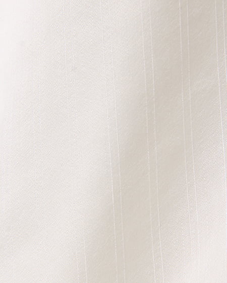 INGNI（イング） 袖フリルシアーストライプT／ブラウス ｵﾌﾎﾜｲﾄ