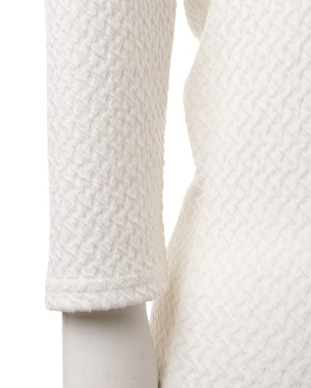 INGNI（イング） スカラップオフショル／Tシャツ7分 ｵﾌﾎﾜｲﾄ