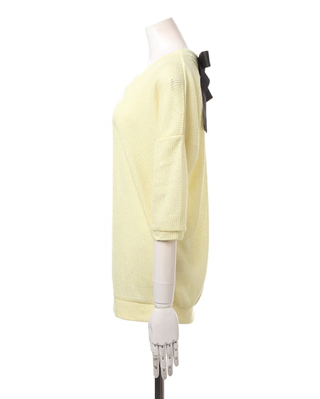 INGNI（イング） BACKリボン／チュニック7分 ｲｴﾛｰ