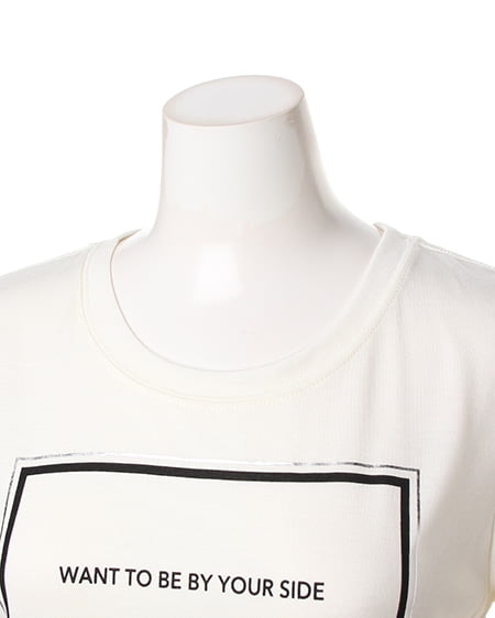 INGNI（イング） NO／半袖TシャツB ｵﾌﾎﾜｲﾄ