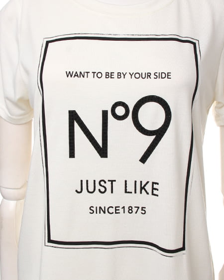 INGNI（イング） NO／半袖TシャツB ｵﾌﾎﾜｲﾄ