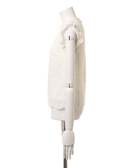 INGNI（イング） プチH／NレースT／ブラウス ｵﾌﾎﾜｲﾄ