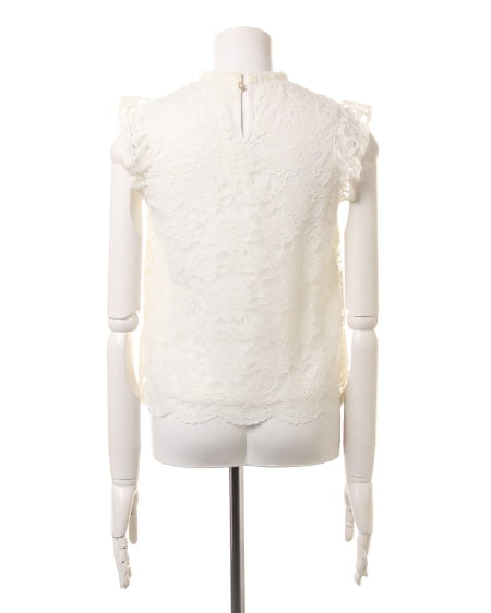 INGNI（イング） プチH／NレースT／ブラウス ｵﾌﾎﾜｲﾄ