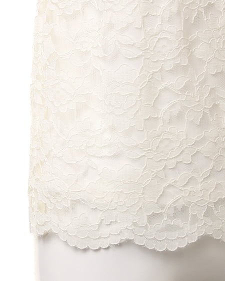 INGNI（イング） プチH／NレースT／ブラウス ｵﾌﾎﾜｲﾄ