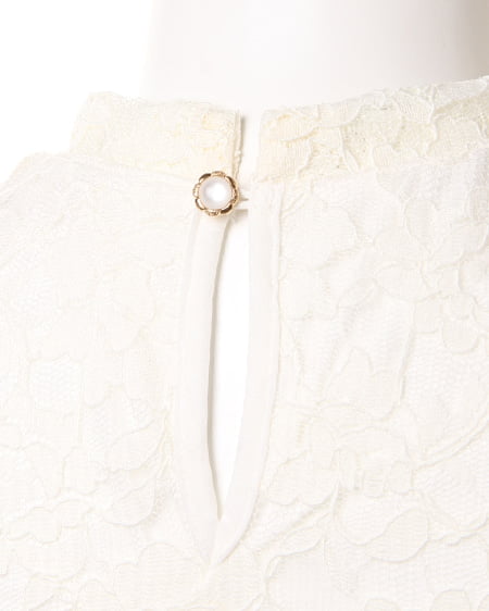 INGNI（イング） プチH／NレースT／ブラウス ｵﾌﾎﾜｲﾄ