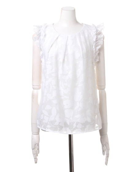 INGNI（イング） 花柄オパールT／ブラウス ｵﾌﾎﾜｲﾄ