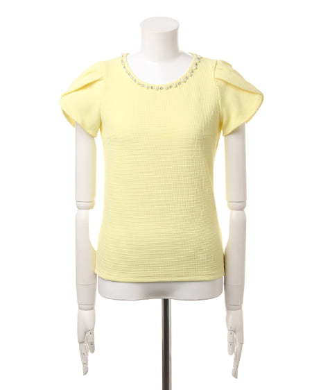 INGNI（イング） チューリップ袖／TOPS ｲｴﾛｰ