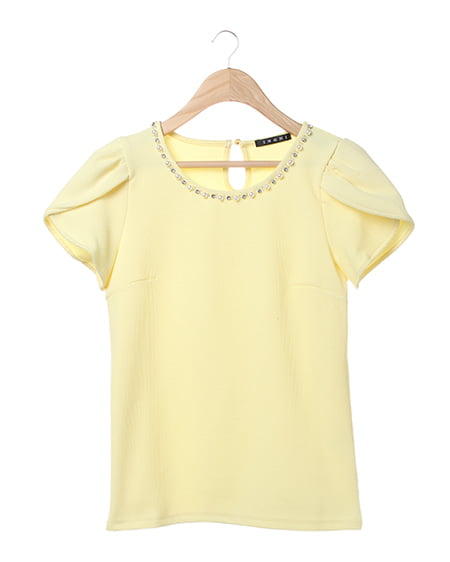 INGNI(イング) チューリップ袖／TOPS ｲｴﾛｰ