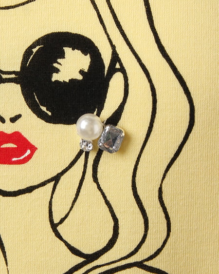 INGNI(イング) レトロガール/TシャツB イエロー