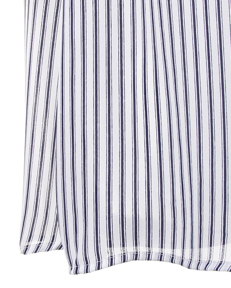 INGNI（イング） 袖リボンストライプ／TOPS ｵﾌﾎﾜｲﾄ/ｺﾝ