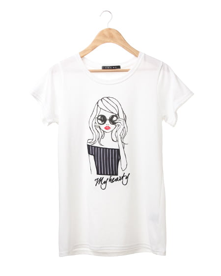 NEWレトロガール／Tシャツ