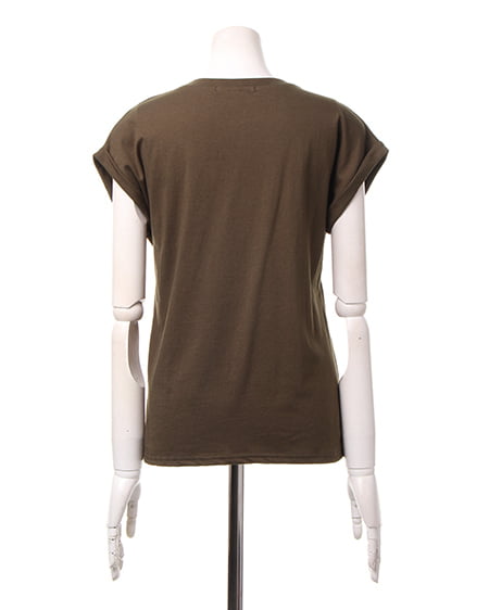 INGNI（イング） フリンジ／Tシャツ ｶｰｷ