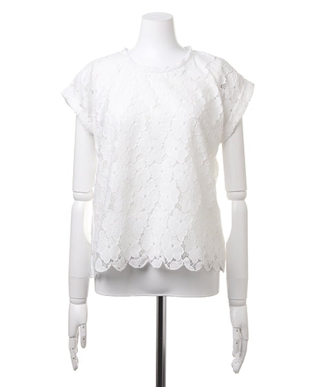 INGNI（イング） 花レース／TOPS／A ｵﾌﾎﾜｲﾄ