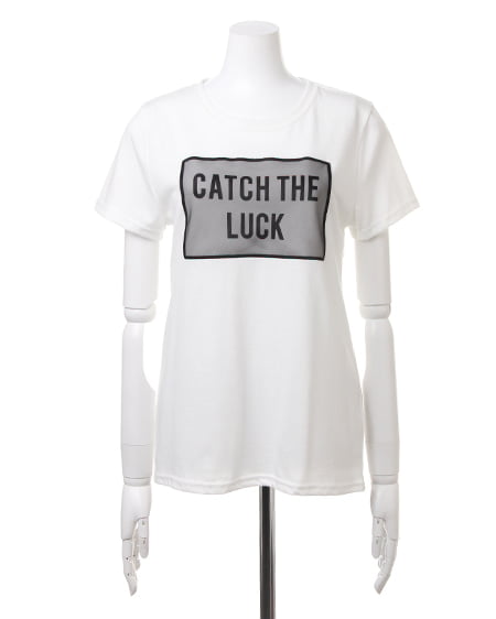 INGNI（イング） NEWボックスロゴ／Tシャツ ｵﾌﾎﾜｲﾄ