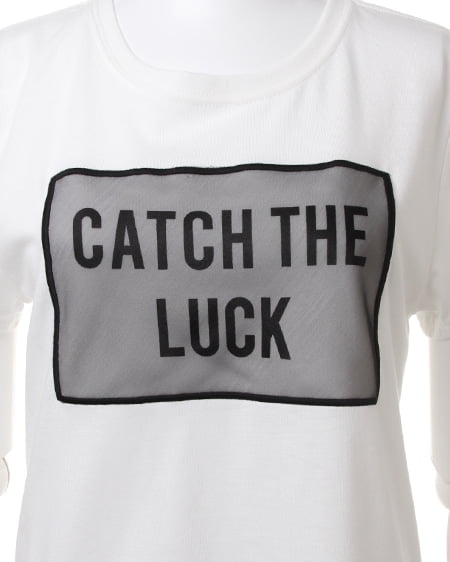 INGNI（イング） NEWボックスロゴ／Tシャツ ｵﾌﾎﾜｲﾄ