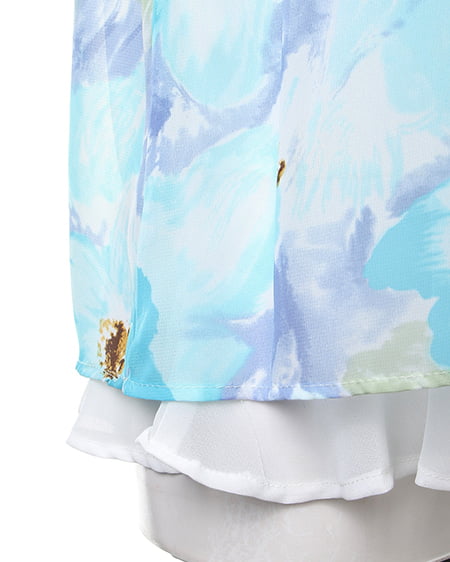 INGNI（イング） 花柄ノースリ／TOPS ﾌﾞﾙｰ