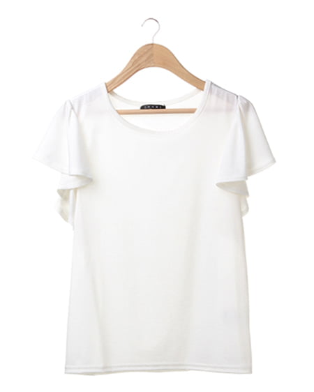 袖フレア／Tシャツ