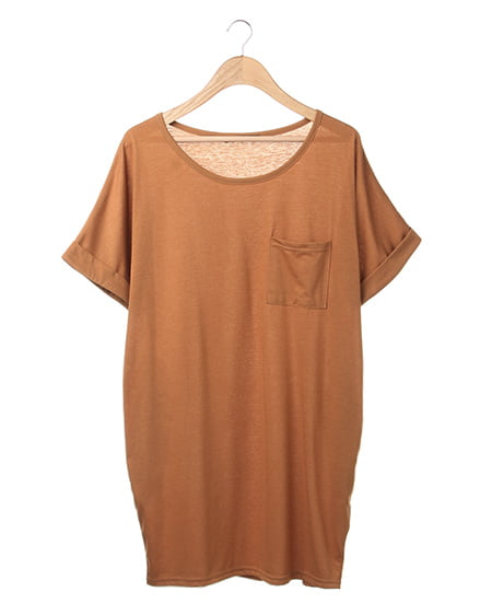 INGNI(イング) カットコクーン／チュニックワンピース ｷｬﾒﾙ