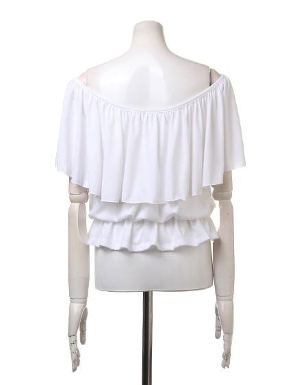 INGNI（イング） カットオフショル／TOPS ｵﾌﾎﾜｲﾄ