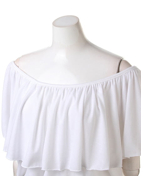 INGNI（イング） カットオフショル／TOPS ｵﾌﾎﾜｲﾄ