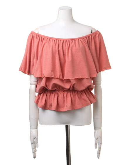 INGNI（イング） カットオフショル／TOPS ｵﾚﾝｼﾞ