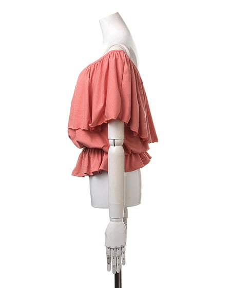 INGNI（イング） カットオフショル／TOPS ｵﾚﾝｼﾞ