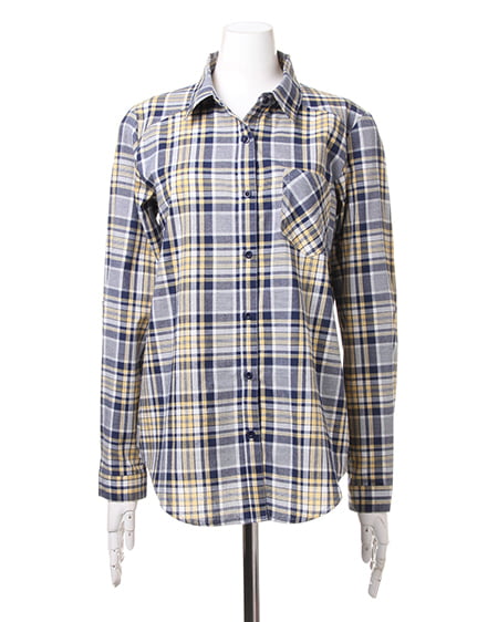 INGNI(イング) チェック柄/シャツA イエロー/A